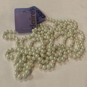 Claire's 2-Single Strands 48" Glass Pearl Necklace